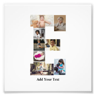 Design Your Own Letter E Photo Collage