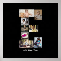 Design Your Own Letter E Photo Collage