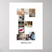 Design Your Own Letter E Photo Collage