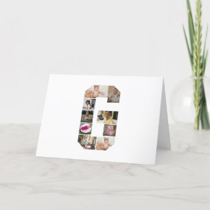 Design Your Own Letter G Photo Collage Announcement