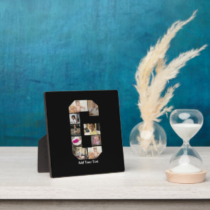 Design Your Own Letter G Photo Collage Plaque