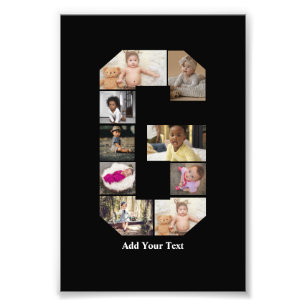 Design Your Own Letter G Photo Collage Print