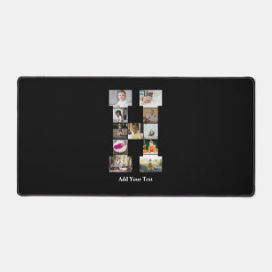 Design Your Own Letter H Photo Collage Desk Mat
