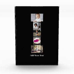 Design Your Own Letter I Photo Collage Block