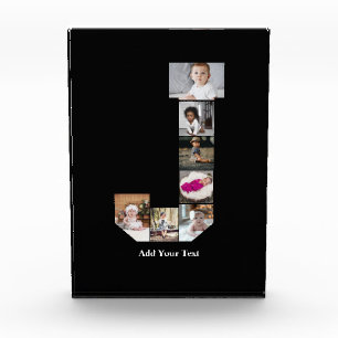 Design Your Own Letter J Photo Collage Poster Block