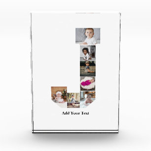 Design Your Own Letter J Photo Collage Poster Block