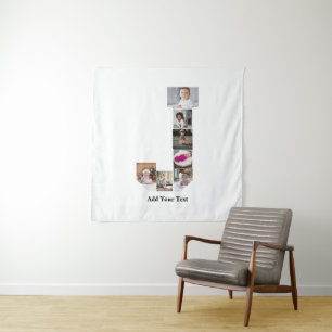 Design Your Own Letter J Photo Collage Tapestry