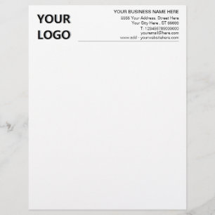 Design Your Own Letterhead with Logo and QR Code
