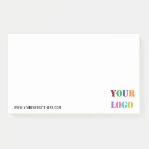 Design Your Own Logo Text Business Post-it® Notes