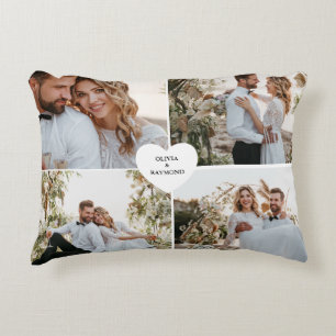 Design Your Own Love Collage Photography Decorative Cushion