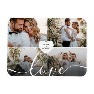 Design Your Own Love Collage Photography Magnet
