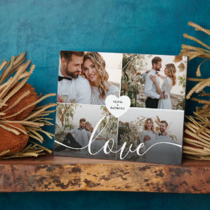Design Your Own Love Collage Photography Plaque