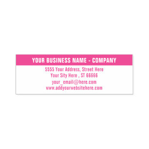 Design Your Own Modern Colour Address Stamp