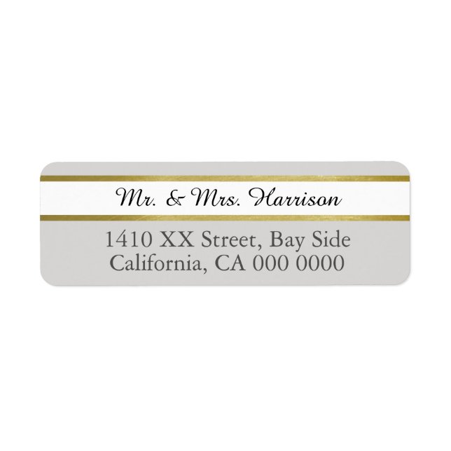 design your own mr. & mrs. light grey chic (Front)