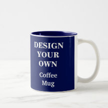 Design Your Own Mug - Blue