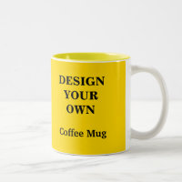 Design Your Own Mug - Yellow