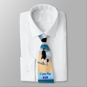 Design Your Own Mum Photo Neck Tie Gift with Text