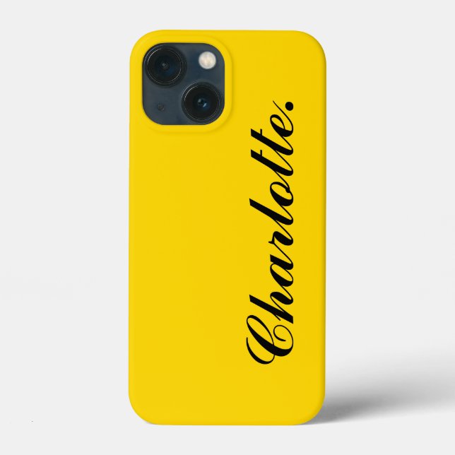 Design Your Own Name on This Gold Case-Mate iPhone Case (Back)