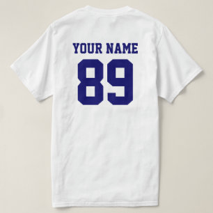 Design Your Own Numbers T-Shirt