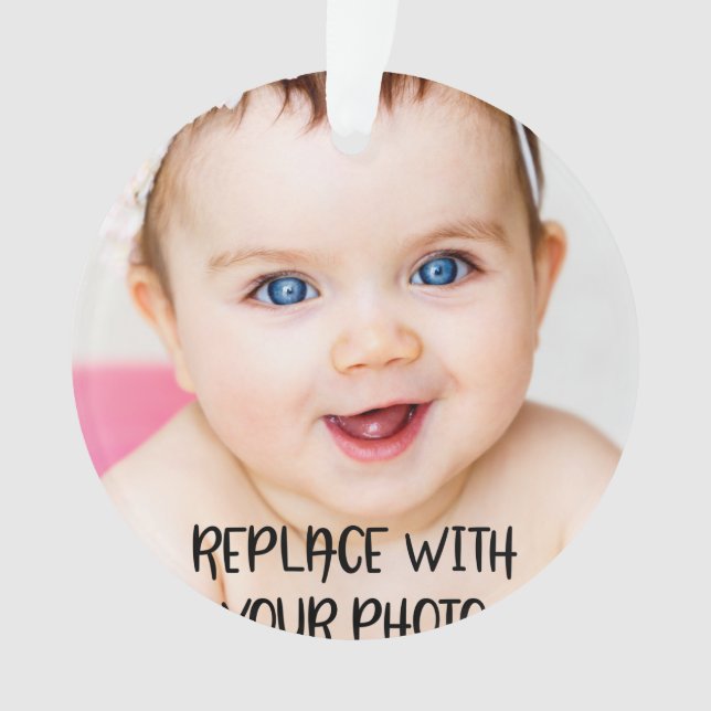 Design Your Own One of a Kind Personalised Ornament (Front)