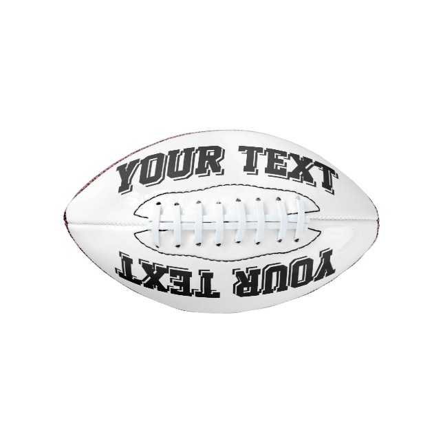 Design Your Own Personalised American Football (Front)