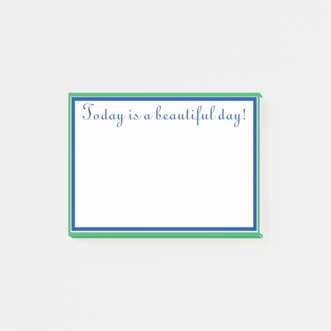 Design Your Own Personalised Custom Printed 3m Post-it Notes (Front)