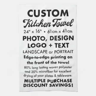 Design Your Own Personalised Kitchen Towel