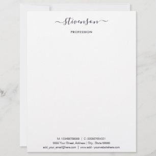Design Your Own Personalised Letterhead Template
