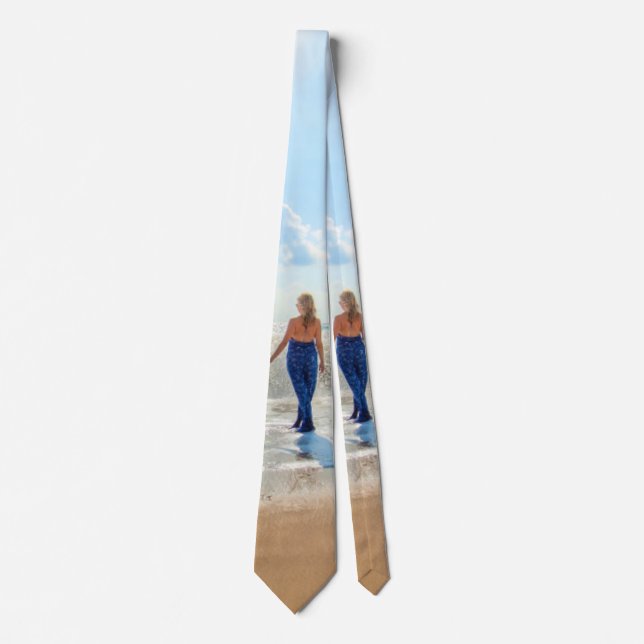 Design Your Own Personalised Photo Neck Tie (Front)