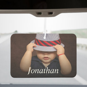 Design Your Own Photo And Name Personalised Car Air Freshener