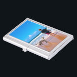 Design Your Own Photo Business Card Case<br><div class="desc">Custom Photo Business Card Cases - Your Own Design - Personalised Family / Friends / or Personal Business Gift - Add Your Photo / or Text / Name - Resize and move or remove and add elements / text with Customisation tool ! You can transfer this design to more than...</div>