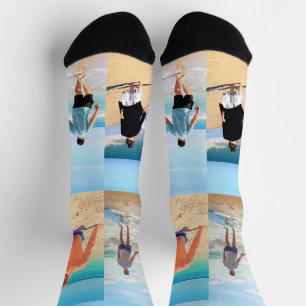 Design Your Own Photo Collage Socks Personalised