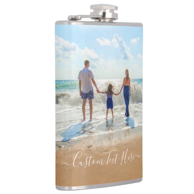 Design Your Own Photo Flask with Custom Text (Right)