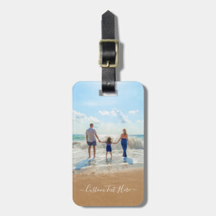 Design Your Own Photo Luggage Tags Custom Text