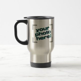 DESIGN YOUR OWN! PHOTO or LOGO TRAVEL COFFEE MUG
