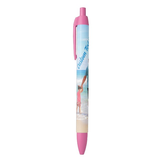 Design Your Own Photo Pen Gift Personalised Text (Top (Vertical))