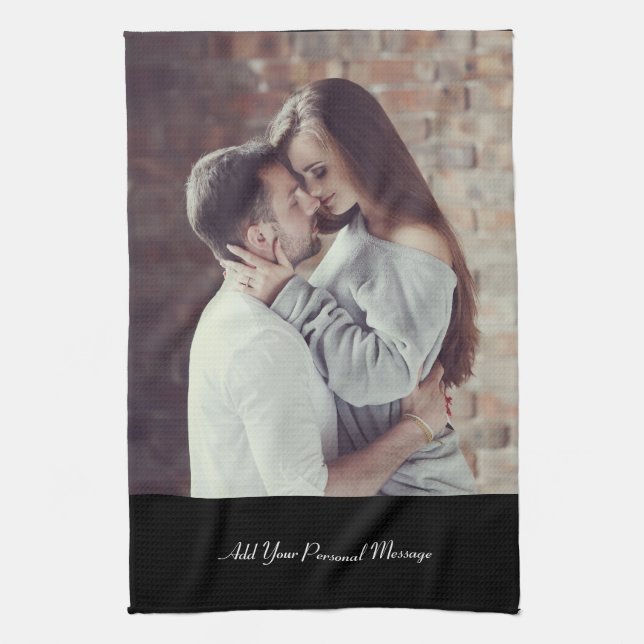 Design Your Own Photo Tea Towel (Vertical)