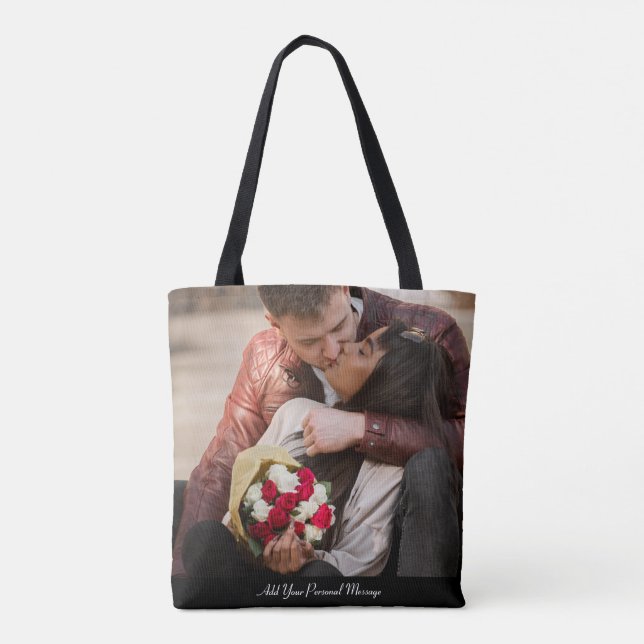 Design Your Own Photo  Tote Bag (Back)