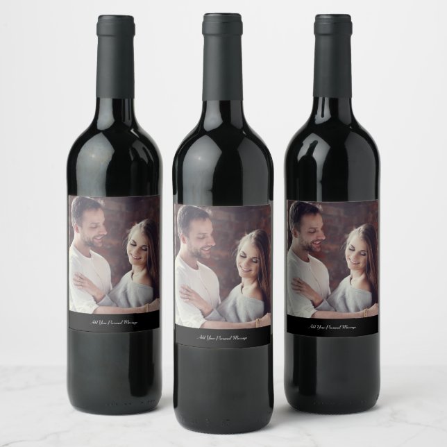 Design Your Own Photo Wine Label (Bottles)