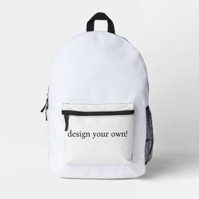 design your own printed backpack (Front)