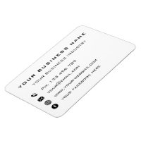 Design Your Own Promotional Business Card Magnet