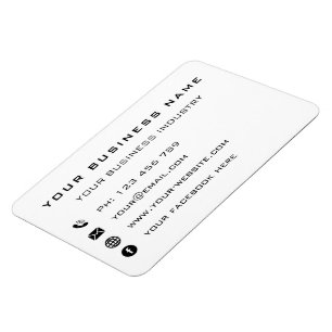 Design Your Own Promotional Business Card Magnet