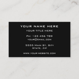 Design Your Own Promotional Business Card Template