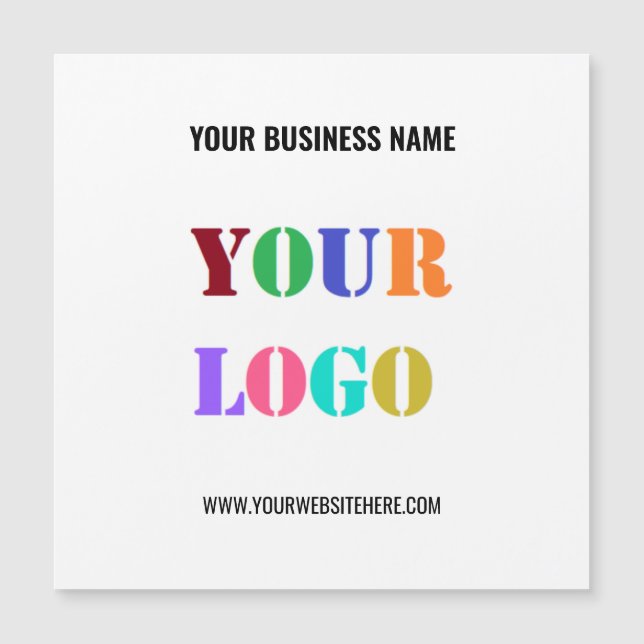 Design Your Own Promotional Magnet Business Cards (Front)