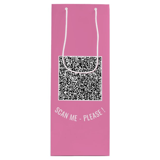 Design Your Own QR Code Gift Bag Example (Front)