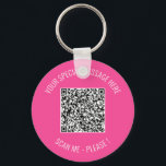 Design Your Own QR Code Keychain Template<br><div class="desc">Custom Colours and Fonts - Design Your Own Personalised Keychain with QR Code Scan Info and Custom Text Modern Keychains / Gift - Add Your QR Code - Image or Logo - Photo / Text - Name or other info / message - Resize and Move or Remove / Add Elements...</div>