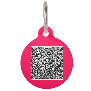 Design Your Own QR Code Scan Info Pet ID Tags