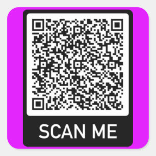 Design Your Own QR Code Sticker Example