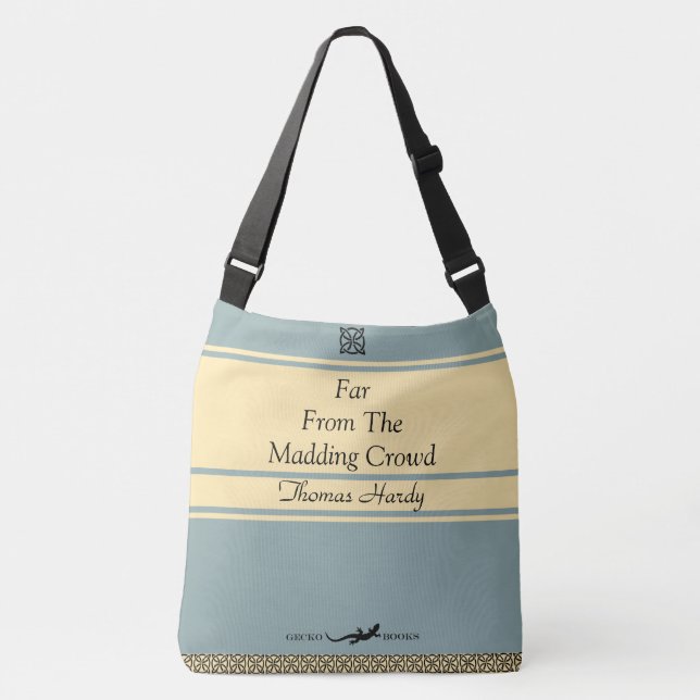 Design Your Own Retro Book Cover Bag (Front)