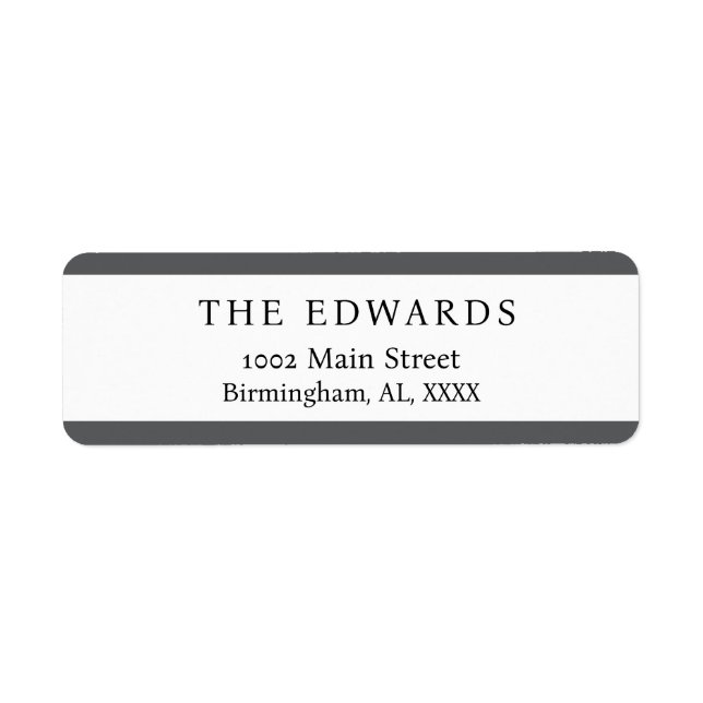 Design Your Own Return Stickers (Front)